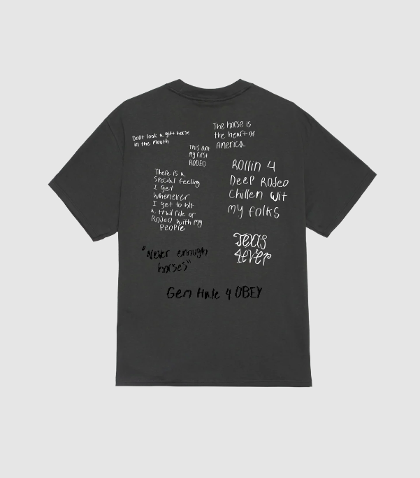 Obey Rodeo Tee - Vintage Black