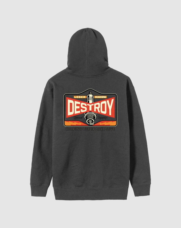 Loser Machine Hot Spark Po Hood - Asphalt