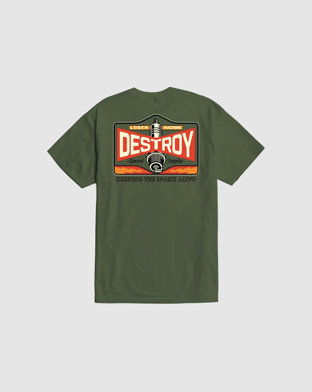 Loser Machine Hot Spark Tee - Desert Green