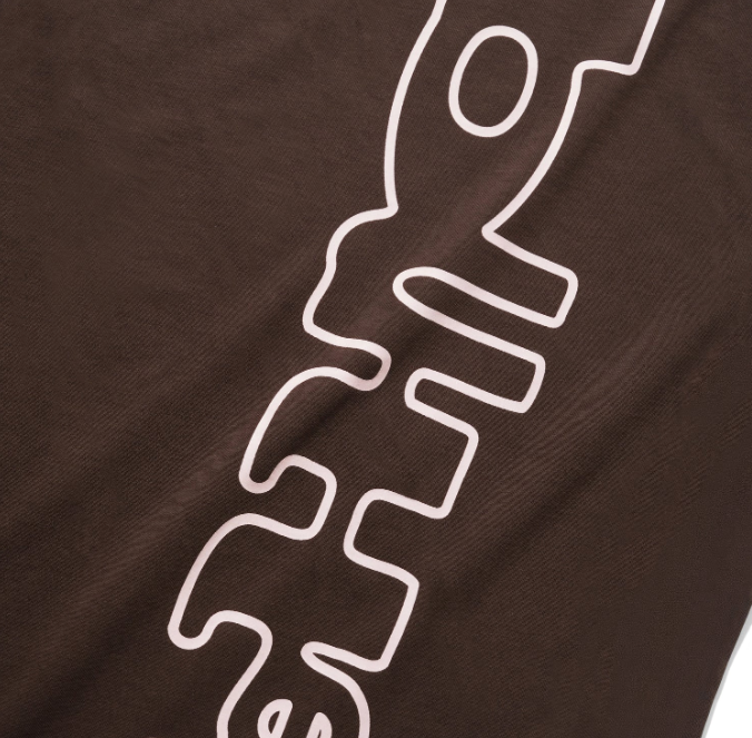 Butter Warped Tee - Chestnut