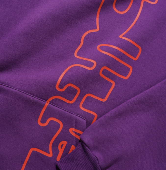 Butter Goods Warped Pullover Hoodie - Purple