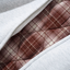 Butter Goods Plaid Lined Zip-Thru Hoodie - Ash