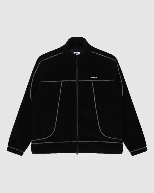 obey Axis Sherpa Jacket - Black