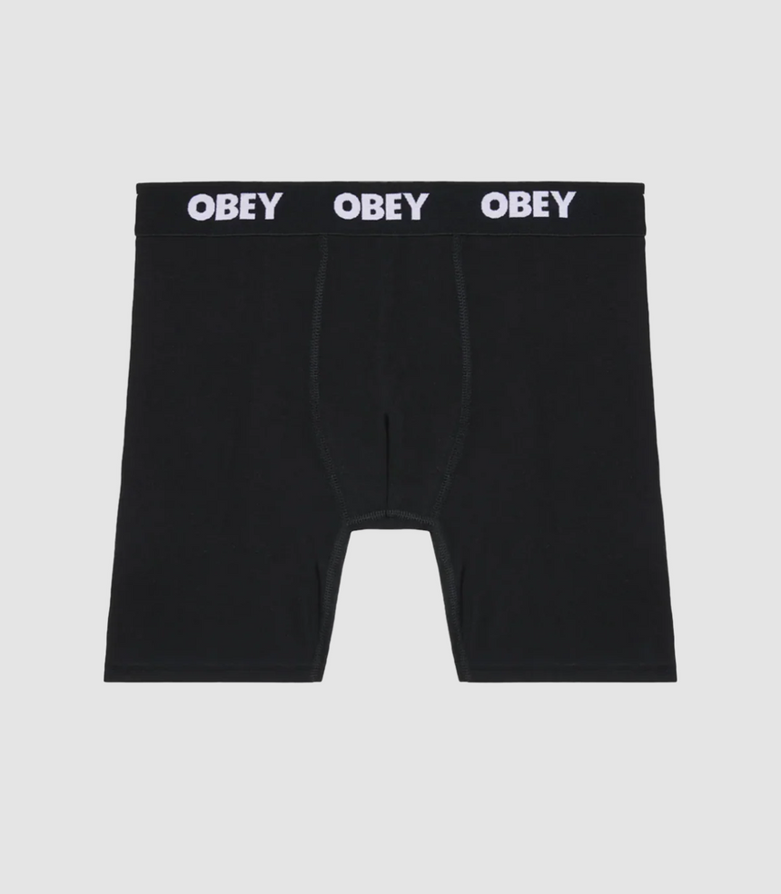 Obey Est Works 2 Pack Boxers - Black