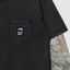 Obey Post 2Fer Thermal Knit Longsleeve - Dusty Black Limo
