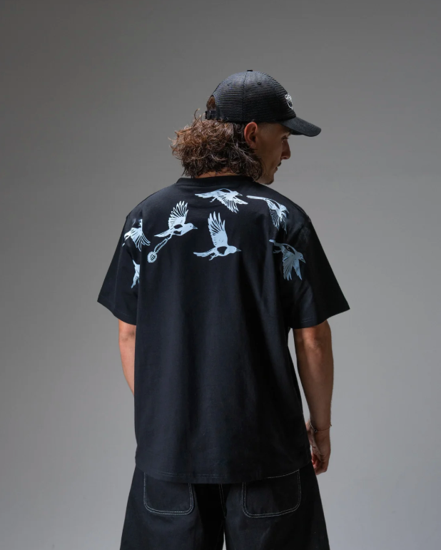 Jacker D.Birds Cooper Tee - Black
