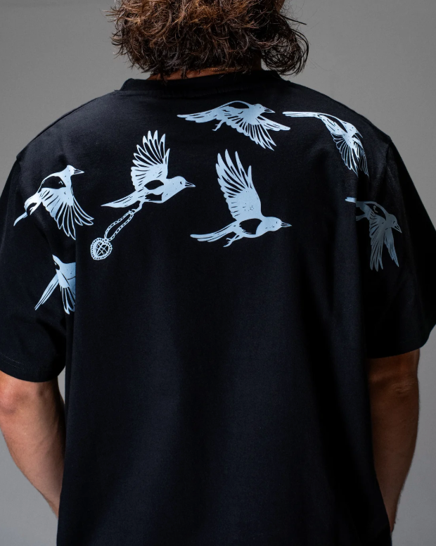 Jacker D.Birds Cooper Tee - Black