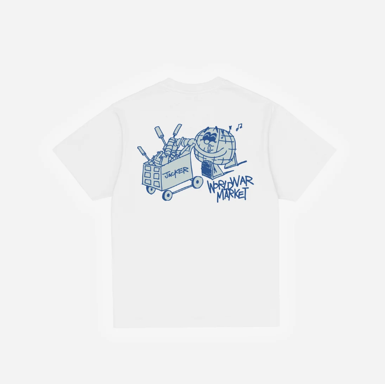 Jacker World War Market Tee - White