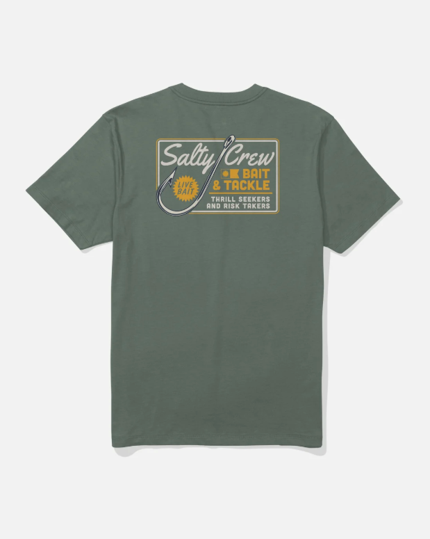 Salty Crew Hooked Up Tee - Laurel Wreath
