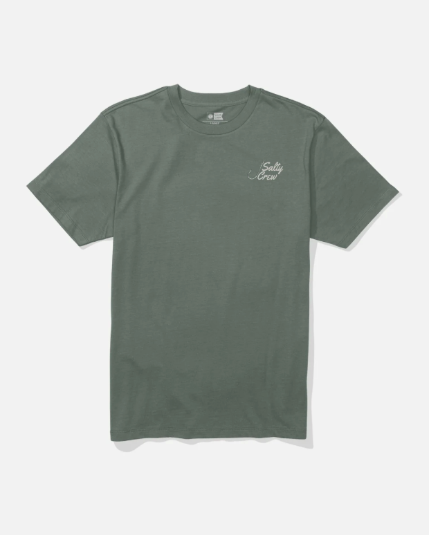 Salty Crew Hooked Up Tee - Laurel Wreath