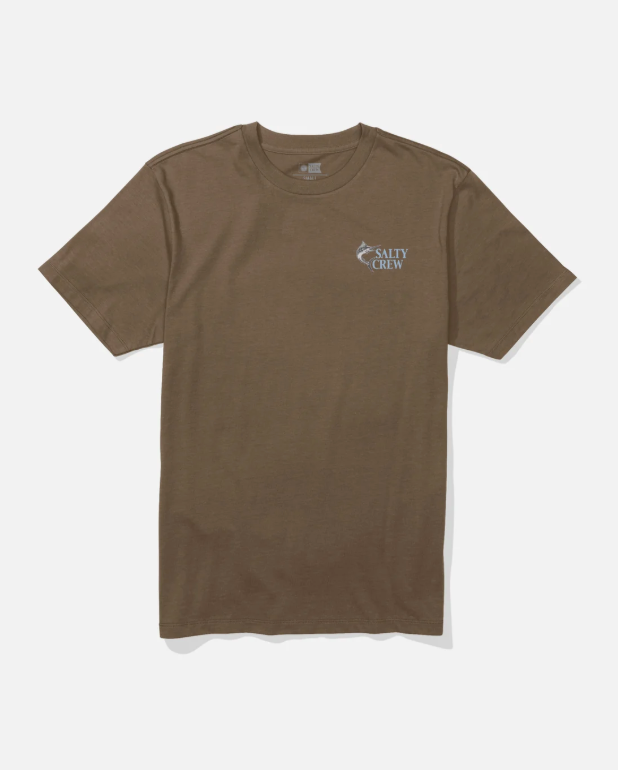 Salty Crew Coordinates Tee - Sepia