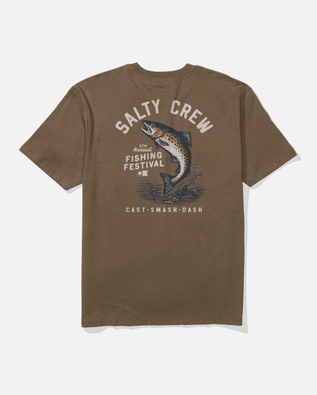 Salty Crew Trout Classic Tee - Sepia