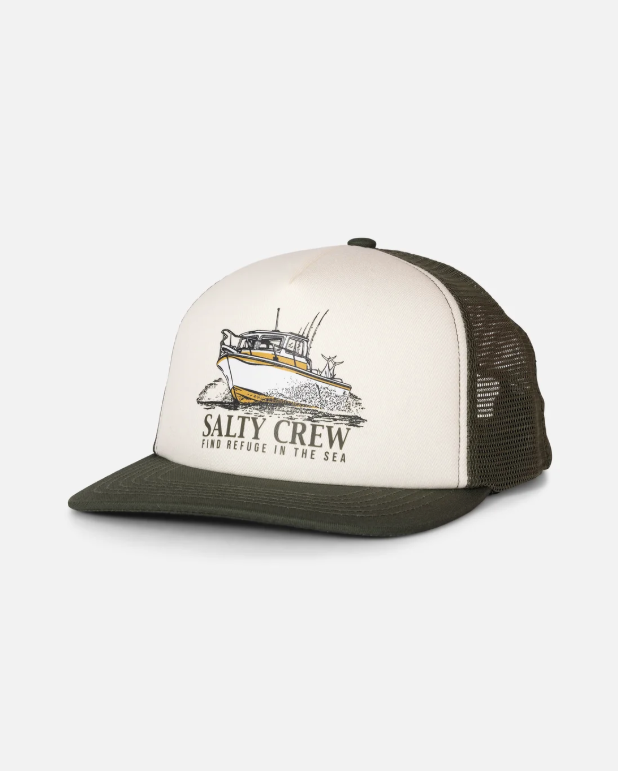Salty Crew Good Times Foamie Trucker - Deep Green