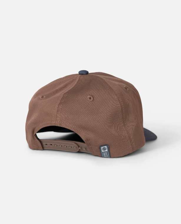 Salty Crew Reel Repair Snapback - Brown Navy
