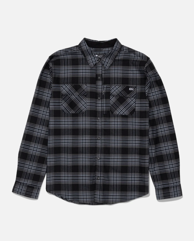 Salty Crew Fathom Tech Flannel - Dark Grey