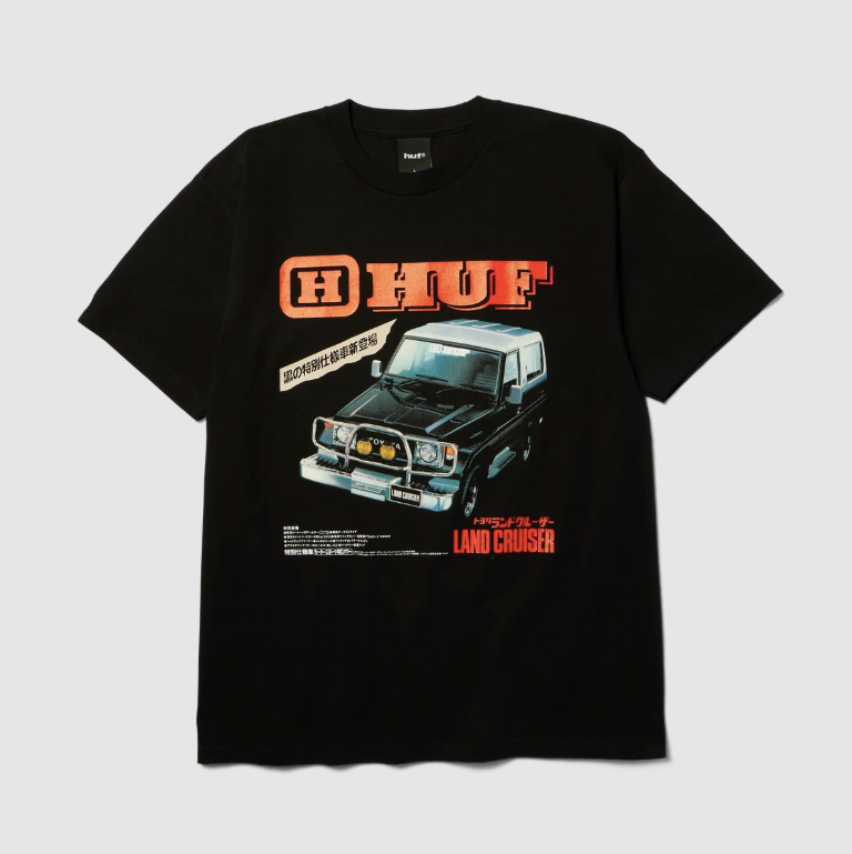Huf x Toyota Land Cruiser Turbo Tee - Black