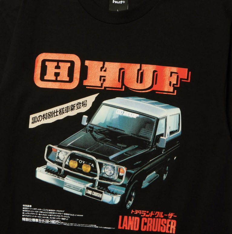 Huf x Toyota Land Cruiser Turbo Tee - Black