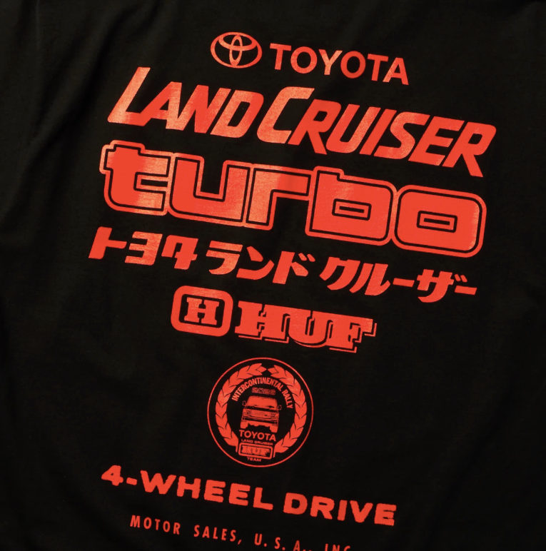 Huf x Toyota Land Cruiser Turbo Tee - Black