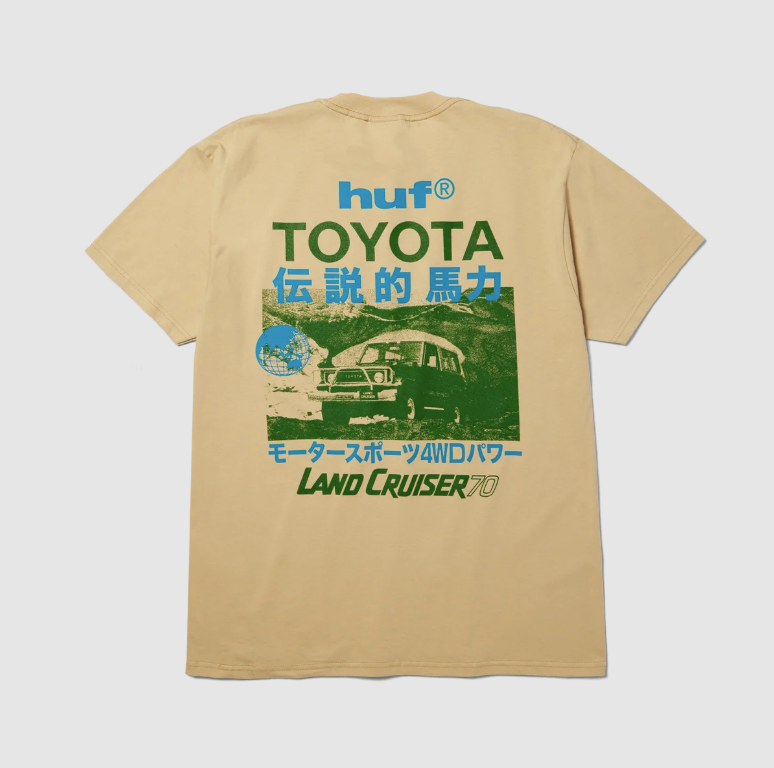 Huf x Toyota Land Cruiser 70 Tee - Sand