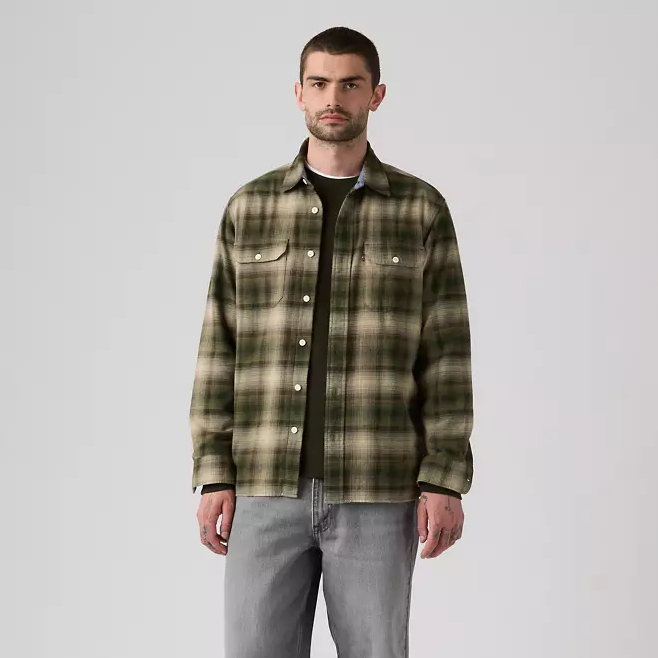 Levi's Worker Warwick Shirt - Plaid Rosin