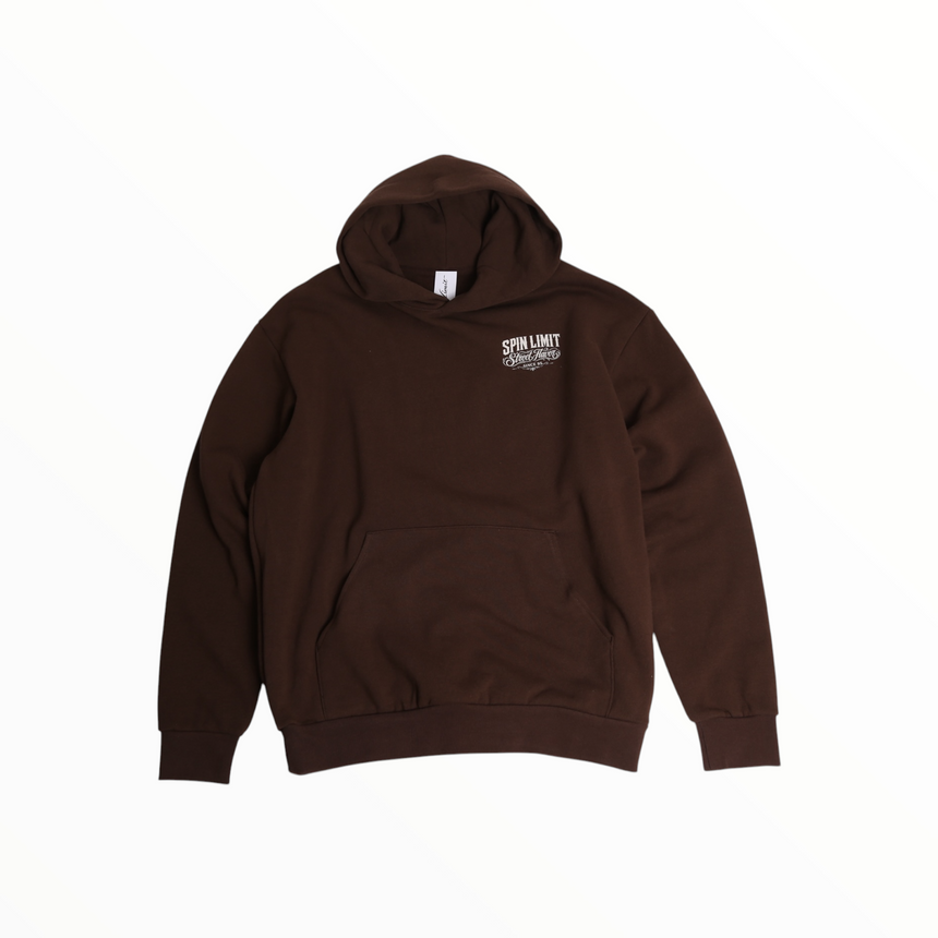 Spin Limit Carrera 2 Heavyweight Hoodie - Brown