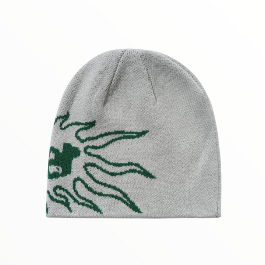 Butter Goods Solar Skully Beanie - Grey