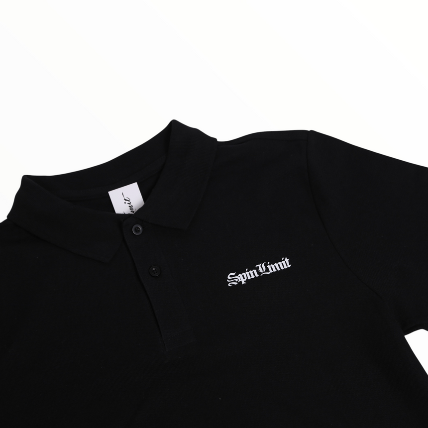 Spin Limit Times Logo Polo - Black