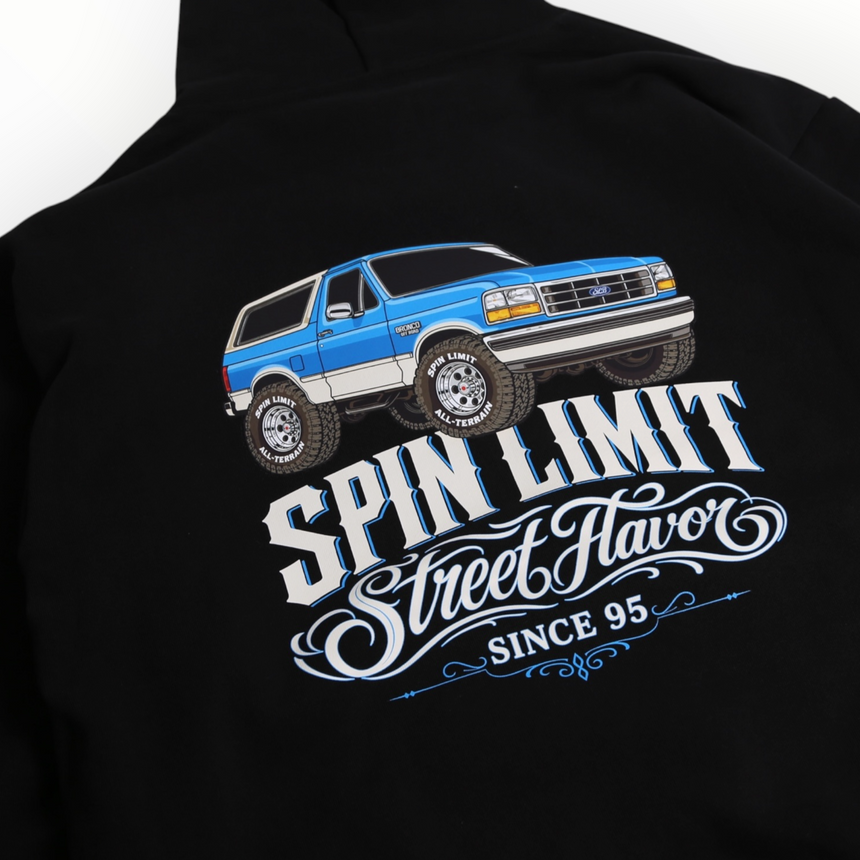 Spin Limit Bronco Heavyweight Hood - Black