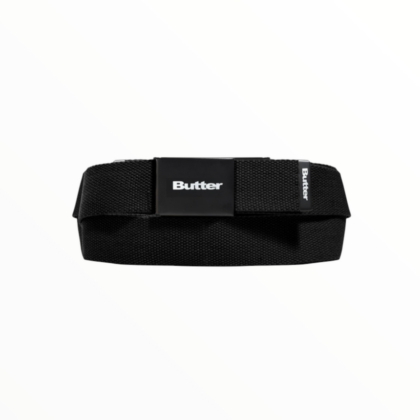 Butter Goods Logo Woven Belt - Black