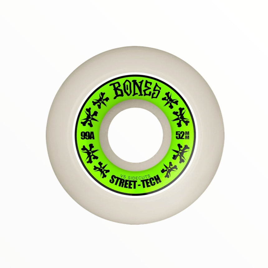 Bones Street Tech Formula Wheels V5 Sidecuts 99A - 54mm & 52mm