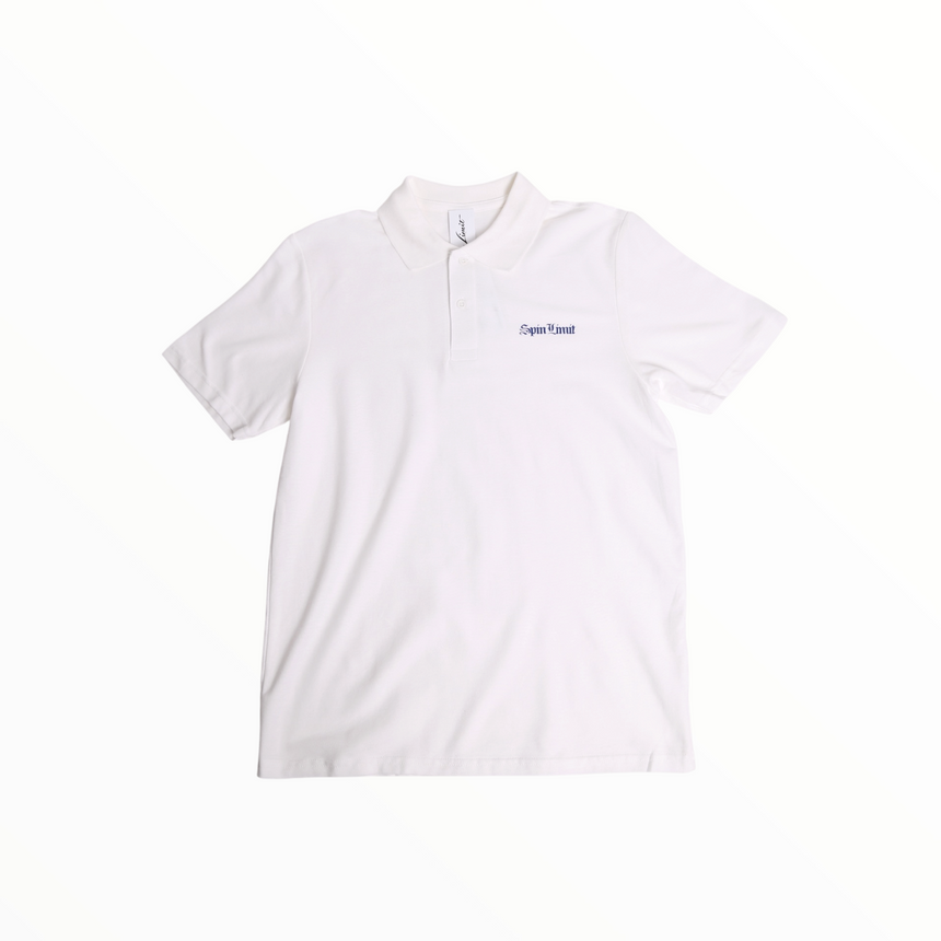 Spin Limit Times Logo Polo - White
