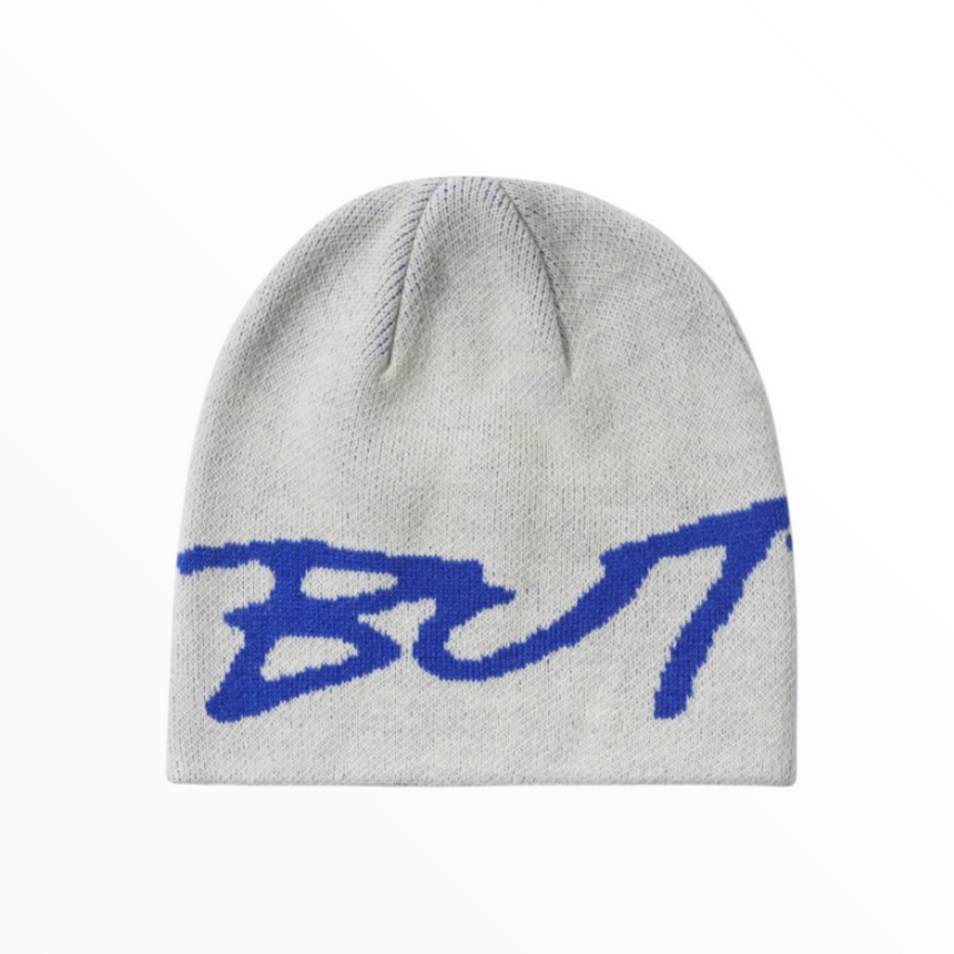 Butter Goods Terrain Skully Beanie - Grey