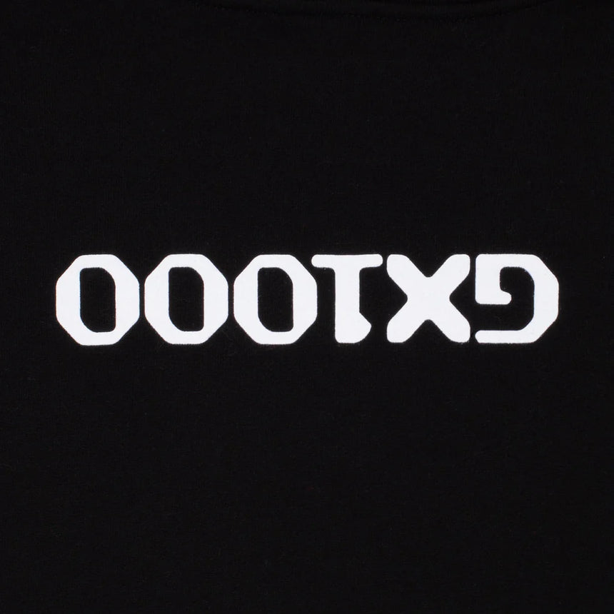 GX1000 OG Logo Upside Down Hoodie - Black