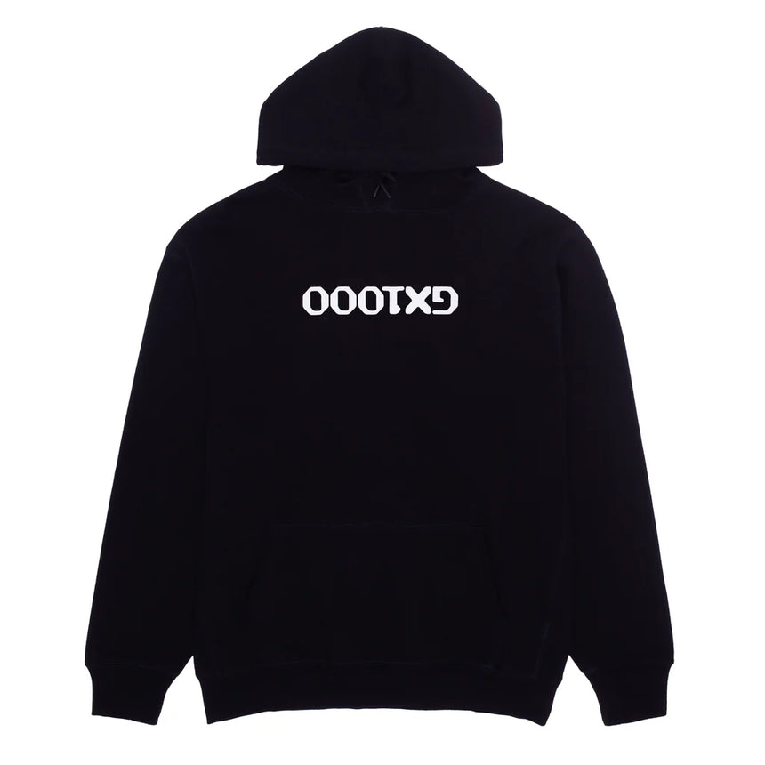 GX1000 OG Logo Upside Down Hoodie - Black