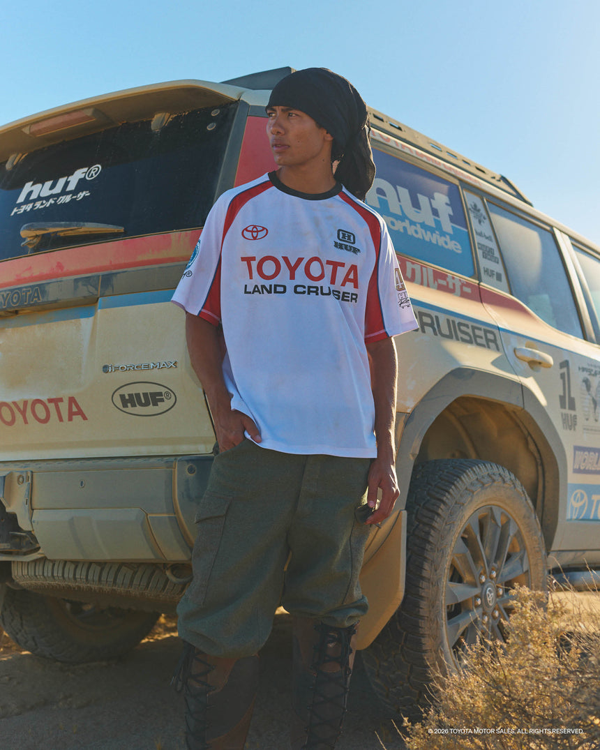 Huf x Toyota Land Cruiser Rally Jersey - White