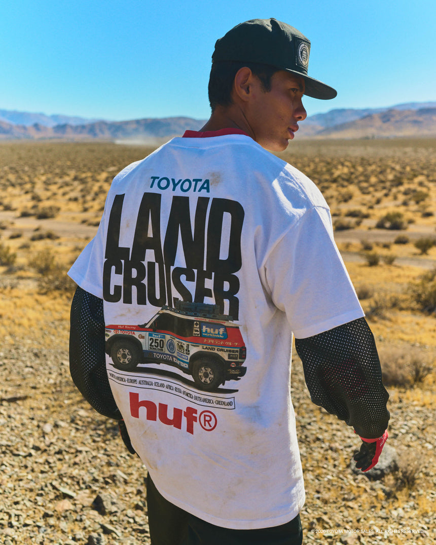 Huf x Toyota Land Cruiser Rally Tee - White