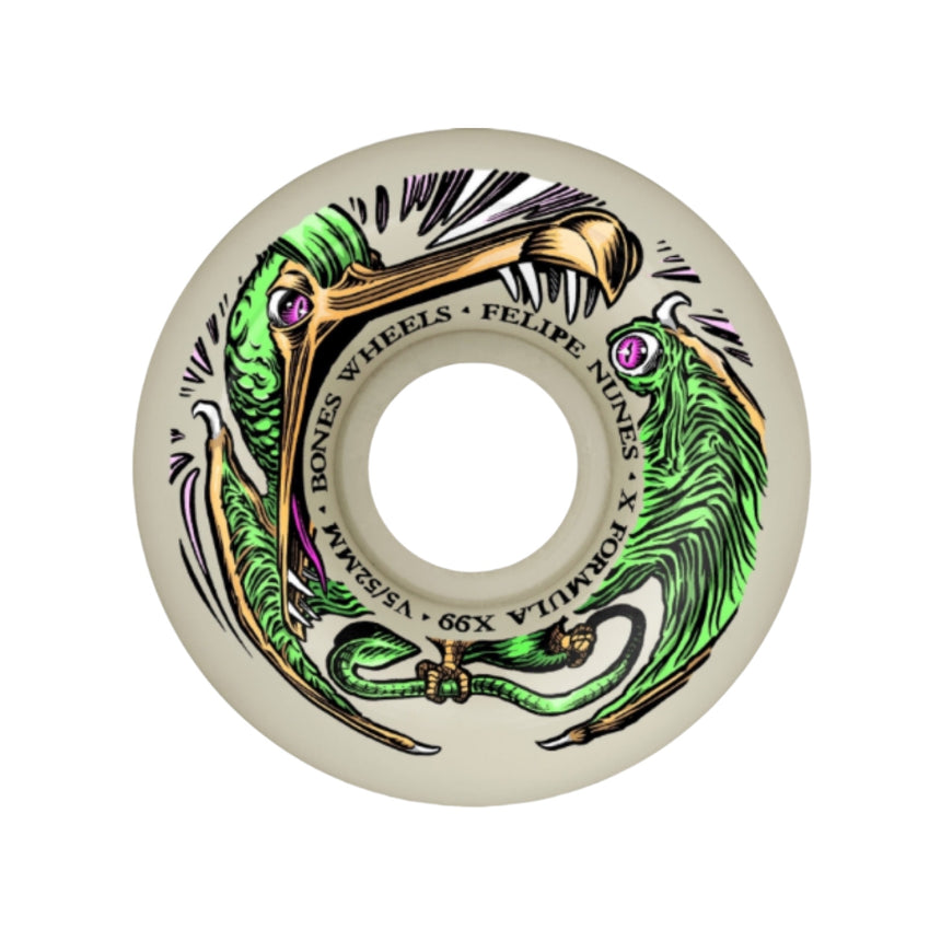 Bones X Formula Wheels X99 Nunes Dino Sortas V5 Sidecut - 52mm