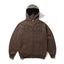 Cash Only Campus Zip-Thru Hoodie - Washed Brown