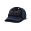 Cash Only Strip 6 Panel Cap Strapback - Black Navy