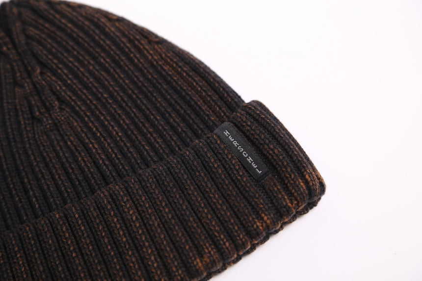 Herschel Acid Wash Beanie - Acid Wash Black