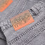 Frosted Classic Wavy Jeans Pants - Acid Wash Grey