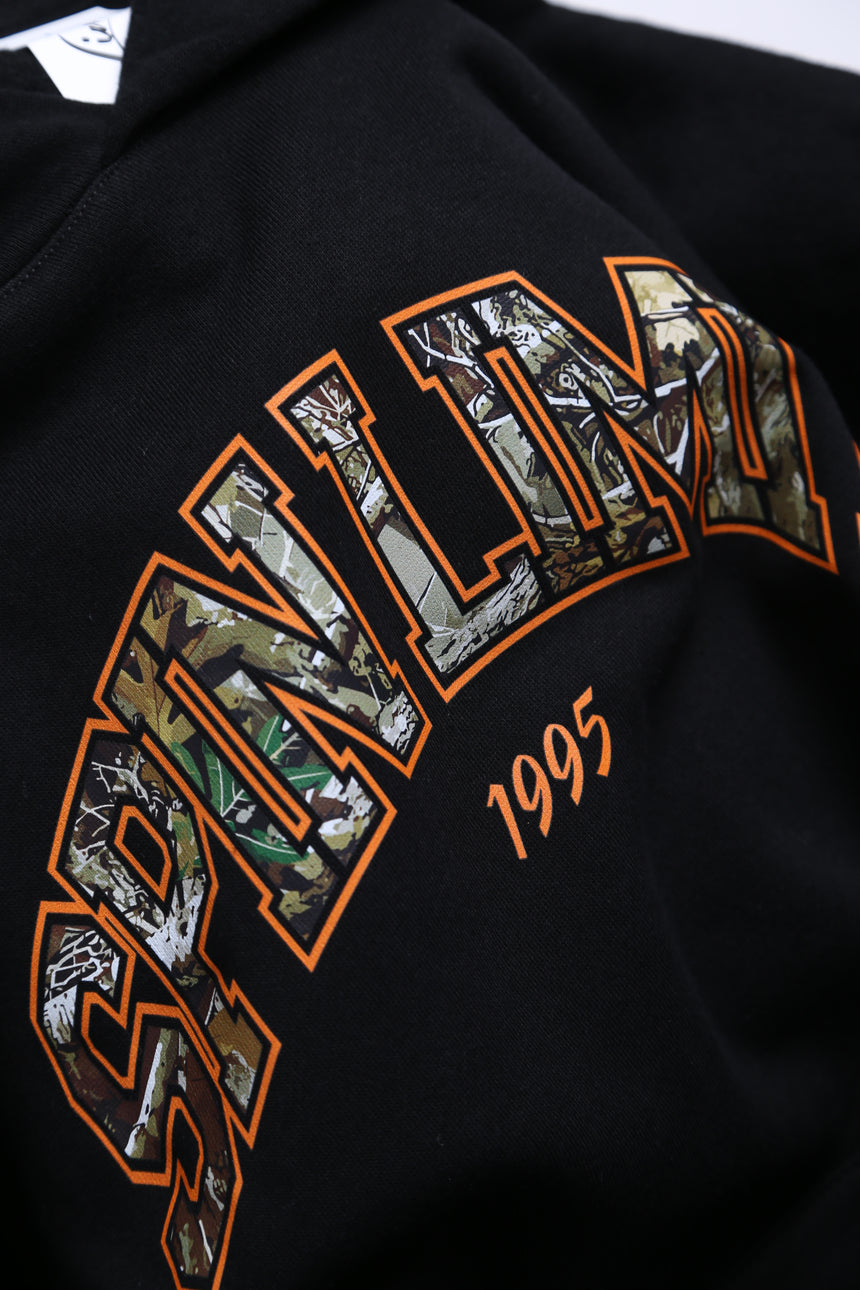 Spin Limit University Camo Hoodie - Black