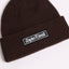 Spin Limit Times Patch Loose Knit Beanie - Brown
