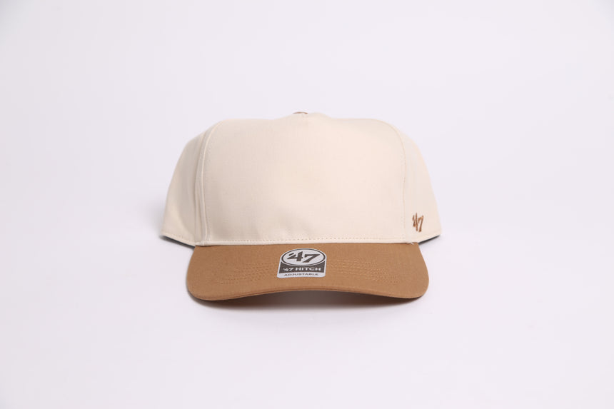 Spin Limit x 47' Varsity Embroidery Hitch Hat - Cream Tan
