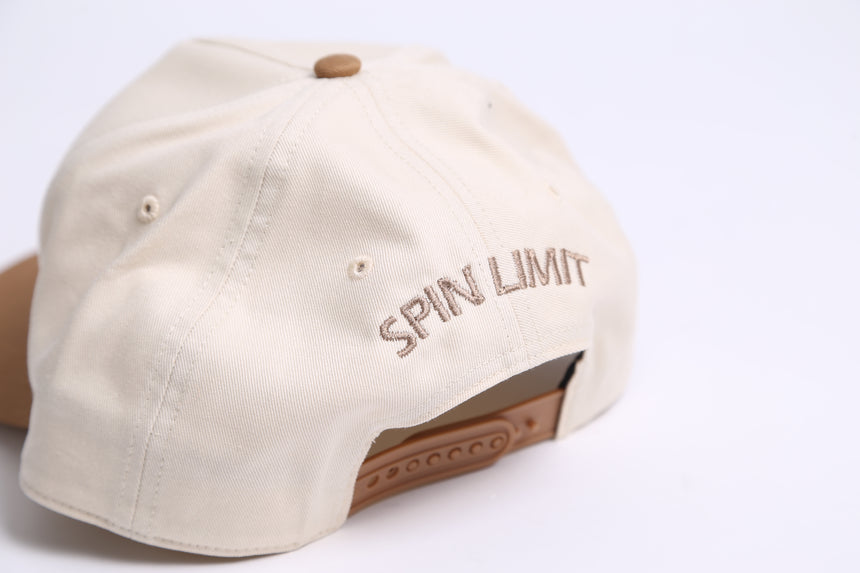 Spin Limit x 47' Varsity Embroidery Hitch Hat - Cream Tan