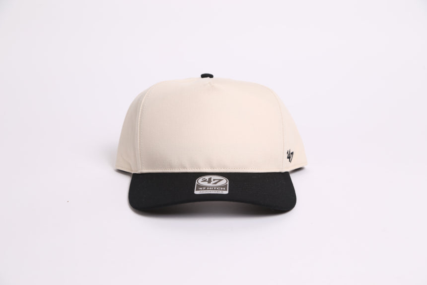 Spin Limit x 47' Varsity Embroidery Hitch Hat - Cream Black