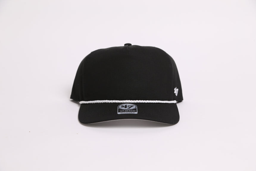 Spin Limit x 47' Varsity Embroidery Hitch Rope Hat - Black