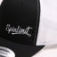 Spin Limit Baseball Logo Retro Hat - Black White