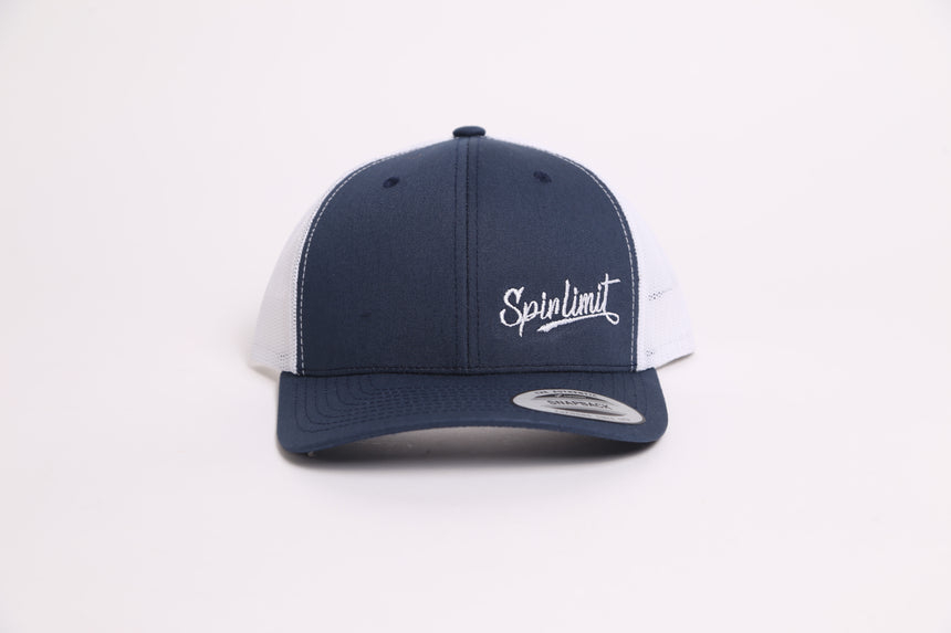 Spin Limit Slb Signature Retro Hat - Navy White