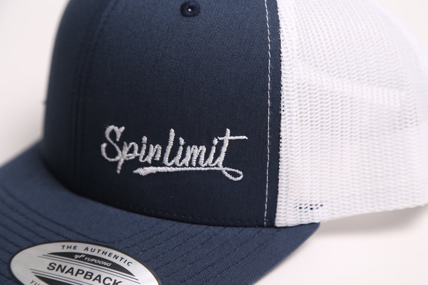 Spin Limit Slb Signature Retro Hat - Navy White